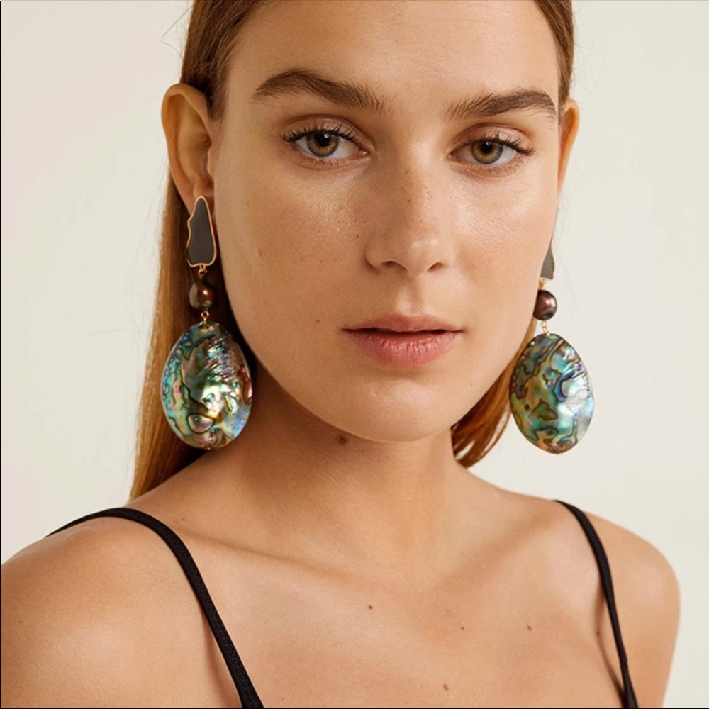BEAUTIFUL ABALONE EARRINGS